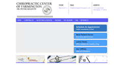 Desktop Screenshot of farmingtonchiropractic.com